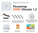 ZONT Climatic 1.2 Погодозависимый автоматический GSM / Wi-Fi регулятор (1 ГВС + 2 прямых/смесительных) с доставкой в Екатеринбург